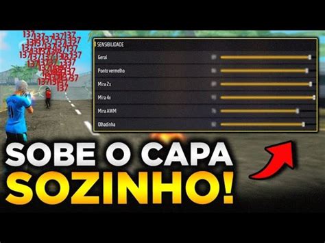 3 melhores sensibilidades para subir capa no Free .